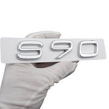 將圖片載入圖庫檢視器 Silver D2 D5 S90 S80 S60 S40 Rear Sticker for Volvo S90 S80 S60 S40 D2 D5 Letter Word Label Sticker Volvo Trunk Sticker ABS