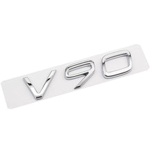 將圖片載入圖庫檢視器 Silver D2 D5 S90 S80 S60 S40 Rear Sticker for Volvo S90 S80 S60 S40 D2 D5 Letter Word Label Sticker Volvo Trunk Sticker ABS