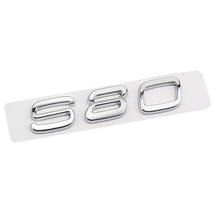 將圖片載入圖庫檢視器 Silver D2 D5 S90 S80 S60 S40 Rear Sticker for Volvo S90 S80 S60 S40 D2 D5 Letter Word Label Sticker Volvo Trunk Sticker ABS