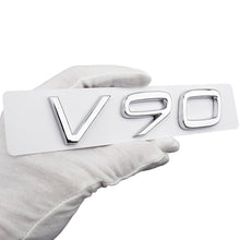 將圖片載入圖庫檢視器 Silver D2 D5 S90 S80 S60 S40 Rear Sticker for Volvo S90 S80 S60 S40 D2 D5 Letter Word Label Sticker Volvo Trunk Sticker ABS