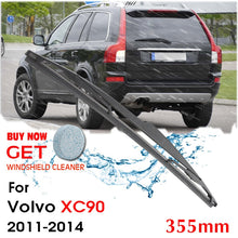 將圖片載入圖庫檢視器 Car Wiper blade Rear Back Window Windscreen Windshield Wipers For Volvo XC90 Hatchback 355mm 2011-2014 Auto Accessories