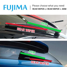 Load image into Gallery viewer, FUJIMA Rear Wiper Blade and Arm for VOLVO V90 (2016-Onwards) VOLVO XC90 (2015-Onwards) Back Window Windscreen Rear Wiper Arm