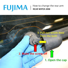 Load image into Gallery viewer, FUJIMA Rear Wiper Blade and Arm for VOLVO V90 (2016-Onwards) VOLVO XC90 (2015-Onwards) Back Window Windscreen Rear Wiper Arm