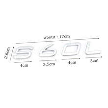 Load image into Gallery viewer, Letters Numbers Emblem S60 S60L S90 XC60 XC90 Car Styling Trunk Lid Badge Decal Car Sticker for Volvo Glossy Matte Black Chrome