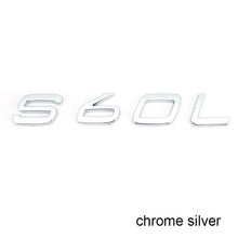 Load image into Gallery viewer, Letters Numbers Emblem S60 S60L S90 XC60 XC90 Car Styling Trunk Lid Badge Decal Car Sticker for Volvo Glossy Matte Black Chrome