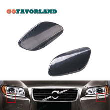 將圖片載入圖庫檢視器 L R Pair Front Bumper Headlight Washer Nozzle Jet Cover Unpainted 39870059 39870060 For Volvo S80 2007 2008 2010 2012 2013
