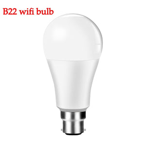E27 B22 Wifi Smart LED Bulb 15W Intellegent Warn Lighting Dimmable LED Lamp App Control Work with Alexa Google Assistant