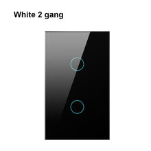 Load image into Gallery viewer, AVATTO Tuya US Wifi Wall Switch, Smart Light Switch, Glass Panel Touch-Sensor interruptor 1/2/3 Gang Work with Alexa,Google Home
