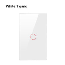 Load image into Gallery viewer, AVATTO Tuya US Wifi Wall Switch, Smart Light Switch, Glass Panel Touch-Sensor interruptor 1/2/3 Gang Work with Alexa,Google Home
