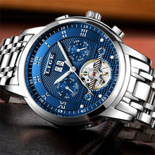 將圖片載入圖庫檢視器 LIGE Mens Watches Fashion Top Brand Luxury Business Automatic Mechanical Watch Men Casual Waterproof Watch Relogio Masculino+Box
