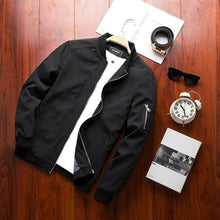 โหลดรูปภาพลงในเครื่องมือใช้ดูของ Gallery DIMUSI Spring New Men&#39;s Bomber Zipper Jacket Male Casual Streetwear Hip Hop Slim Fit Pilot Coat Men Clothing Plus Size 4XL,TA214

