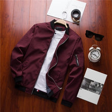 โหลดรูปภาพลงในเครื่องมือใช้ดูของ Gallery DIMUSI Spring New Men&#39;s Bomber Zipper Jacket Male Casual Streetwear Hip Hop Slim Fit Pilot Coat Men Clothing Plus Size 4XL,TA214
