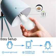 Load image into Gallery viewer, 15W Smart WiFi Light Bulb E27 B22 Dimmable LED Lamp APP Smart Wake up Night Light Compatible with Amazon Alexa Google Home
