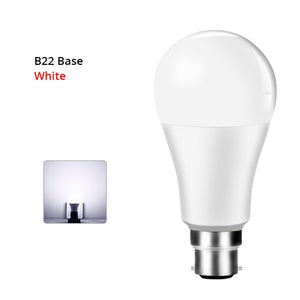 E27 B22 LED Wifi Smart Light Bulbs 15W RGB Dimmable 85-265v Intelligent App Controlled Alexa Compatible Google Assistant Bulbs