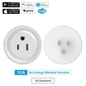 16A WiFi Smart Plug Socket With Power Energy Monitor EU Standard Multi Plug  Tuya APP Control Works With Alexa Google Assistant