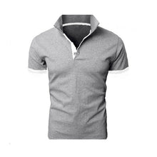 Load image into Gallery viewer, Summer short Sleeve Polo Shirt men fashion polo shirts casual Slim Solid color business men&#39;s polo shirts men&#39;s clothing
