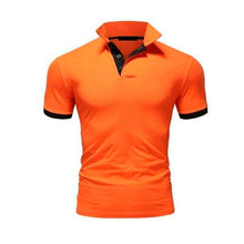 Load image into Gallery viewer, Summer short Sleeve Polo Shirt men fashion polo shirts casual Slim Solid color business men&#39;s polo shirts men&#39;s clothing
