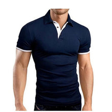 Load image into Gallery viewer, Summer short Sleeve Polo Shirt men fashion polo shirts casual Slim Solid color business men&#39;s polo shirts men&#39;s clothing
