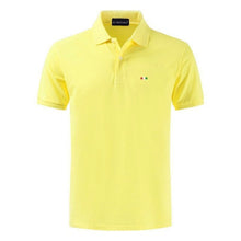 Load image into Gallery viewer, Top Quality 2020 New Solid Color Mens Polos Shirts 100% Cotton Short Sleeve Casual Polos Hommes Fashion Summer Lapel Male tops
