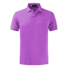 Load image into Gallery viewer, Top Quality 2020 New Solid Color Mens Polos Shirts 100% Cotton Short Sleeve Casual Polos Hommes Fashion Summer Lapel Male tops

