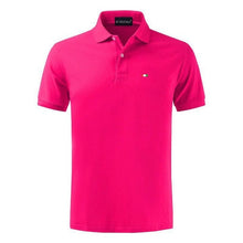 Load image into Gallery viewer, Top Quality 2020 New Solid Color Mens Polos Shirts 100% Cotton Short Sleeve Casual Polos Hommes Fashion Summer Lapel Male tops
