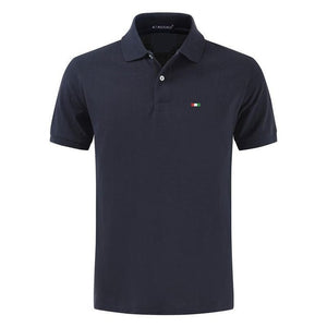 Top Quality 2020 New Solid Color Mens Polos Shirts 100% Cotton Short Sleeve Casual Polos Hommes Fashion Summer Lapel Male tops