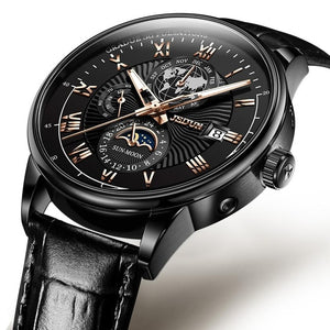 JSDUN Top brand men's mechanical watch business men's waterproof Automatic mechanical watch Luxury men's Watch