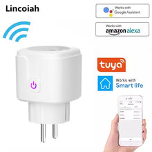 Load image into Gallery viewer, WiFi Smart Wireless Plug EU US UK Adaptor Remote Voice Control Power Energy Monitor Outlet Timer Socket for Alexa Google Home
