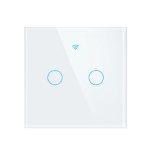 Load image into Gallery viewer, Wifi Smart Light Touch Switch EU, Neutral Wire Required Wall Switch 1 2 3 Gang, Compatible with Alexa Google Home Smart Life App

