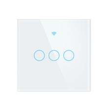 Load image into Gallery viewer, Wifi Smart Light Touch Switch EU, Neutral Wire Required Wall Switch 1 2 3 Gang, Compatible with Alexa Google Home Smart Life App
