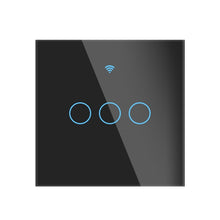 Load image into Gallery viewer, Wifi Smart Light Touch Switch EU, Neutral Wire Required Wall Switch 1 2 3 Gang, Compatible with Alexa Google Home Smart Life App
