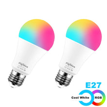 Load image into Gallery viewer, 15W Smart Bulb E27 B22 RGB WiFi LED Lamp magic bulb Dimmable light bulb AC 110V 220V by Alexa Google Home Siri Voice Control
