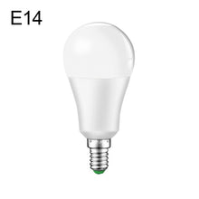 Load image into Gallery viewer, WiFi Ampoule LED E27 E14 B22 15W RGBW Smart Light Bulb Cellphone Remote Dimmable Intelligent WiFi Lamp Alexa Google Assistant
