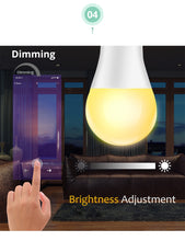 Load image into Gallery viewer, WiFi Ampoule LED E27 E14 B22 15W RGBW Smart Light Bulb Cellphone Remote Dimmable Intelligent WiFi Lamp Alexa Google Assistant
