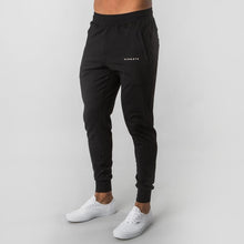Load image into Gallery viewer, 2021 new men muscle fitness running training sports cotton trousers men&#39;s breathable Slim beam mouth casual health pants Male

