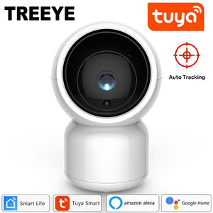Treeye Tuya Smart Life 1080P IP Camera 2MP Wireless WiFi Security Surveillance CCTV Alexa Google Home Assistant Baby Monitor