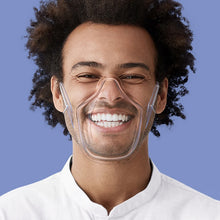 Load image into Gallery viewer, Transparent Masks Permanent Anti Fog Catering Food Hotel Plastic Kitchen Restaurant Masks Face Shield Shield Mask For Face Cover
