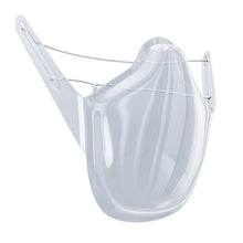 Load image into Gallery viewer, Transparent Masks Permanent Anti Fog Catering Food Hotel Plastic Kitchen Restaurant Masks Face Shield Shield Mask For Face Cover

