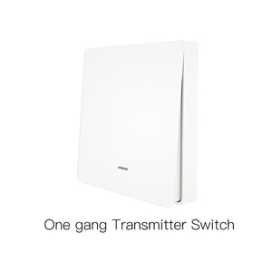 WiFi Smart Push Button Switch 2-Way RF433 Wall Panel Transmitter Kit Smart life Tuya App Control Works with Alexa Google Home