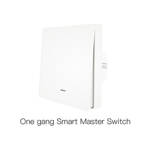 WiFi Smart Push Button Switch 2-Way RF433 Wall Panel Transmitter Kit Smart life Tuya App Control Works with Alexa Google Home