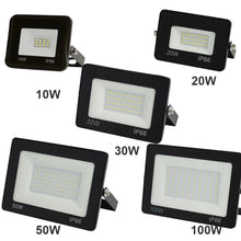 Load image into Gallery viewer, LED Floodlight 50W 30W 20W 10W Ultra Thin Led Flood Light Spotlight Outdoor 220V IP65 IP 65 SMD 5730 Outdoor Wall Lamp Cold warm
