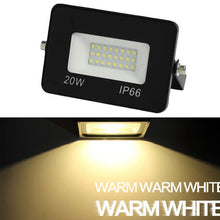Load image into Gallery viewer, LED Floodlight 50W 30W 20W 10W Ultra Thin Led Flood Light Spotlight Outdoor 220V IP65 IP 65 SMD 5730 Outdoor Wall Lamp Cold warm

