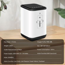 將圖片載入圖庫檢視器 In Stocks Medical High 93% Concentration Oxygene Concentrator Generator 1L-7L Home Travel Health Care Equipment AC110-220V
