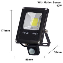 Load image into Gallery viewer, Motion Sensor LED FloodLight 220V 50W 30W 10W Outdoor Lighting Waterproof IP65 Reflector Led Flood Light Spotlight Exterieur
