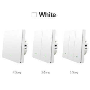 AVATTO Tuya Zigbee Switch With / No Neutral,Smart Wireless EU Standard 2 Ways Control Light Switche work with Alexa, Google Home
