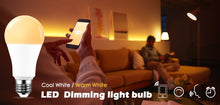 โหลดรูปภาพลงในเครื่องมือใช้ดูของ Gallery E27 B22 Wifi Smart LED Light Bulb 15W Intellegent Warn Lighting Dimmable LED Lamp App Control Work with Alexa Google Assistant
