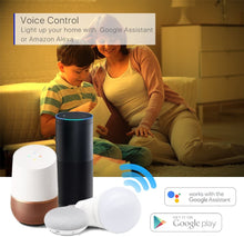 Load image into Gallery viewer, 15W WiFi Smart Bulb B22 E27 LED RGB Light Lamp Work Alexa Google Home With RGB+ Dimmable Remote Control Colore Light Magic Bulb
