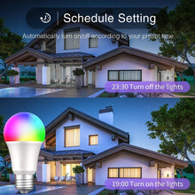 โหลดรูปภาพลงในเครื่องมือใช้ดูของ Gallery 15W WiFi Smart Bulb B22 E27 LED RGB Light Lamp Work Alexa Google Home With RGB+ Dimmable Remote Control Colore Light Magic Bulb
