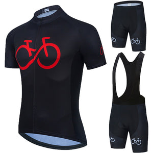 New Pro Cycling Jersey Set Breathable Pro Team Bicycle Jersey Men Cycling Clothing Bib Shorts Triathlon Suit Bike Wear Jersey