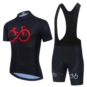 New Pro Cycling Jersey Set Breathable Pro Team Bicycle Jersey Men Cycling Clothing Bib Shorts Triathlon Suit Bike Wear Jersey